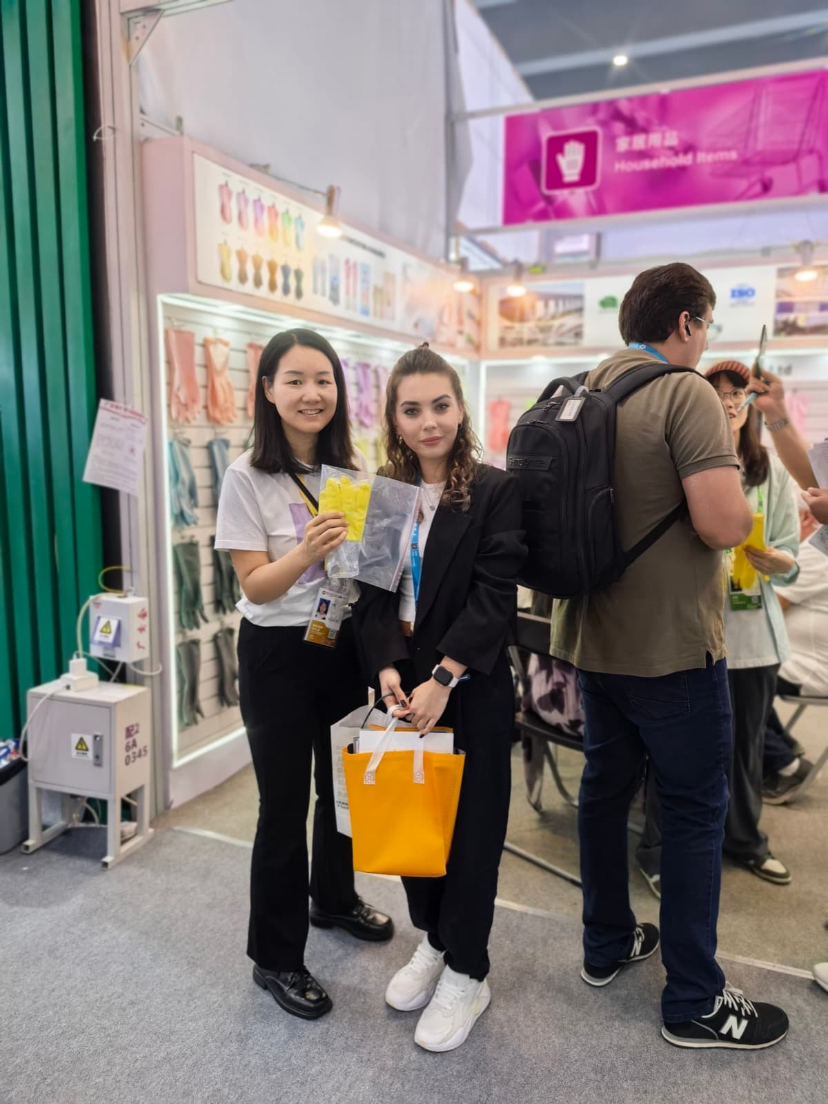 RSG Gloves exhibition booth at the Canton Fair