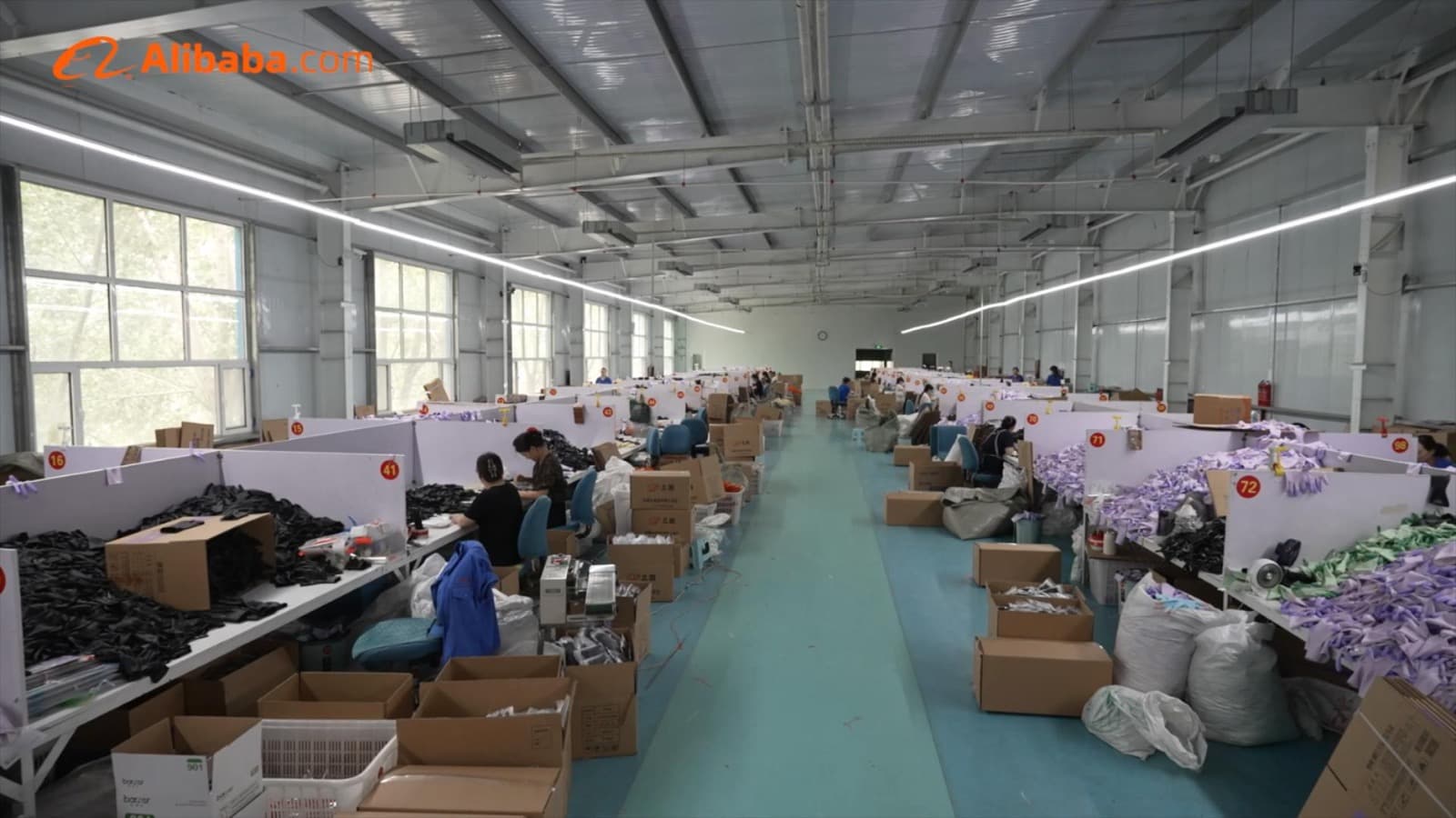 Reusable gloves packed for shipment in export cartons