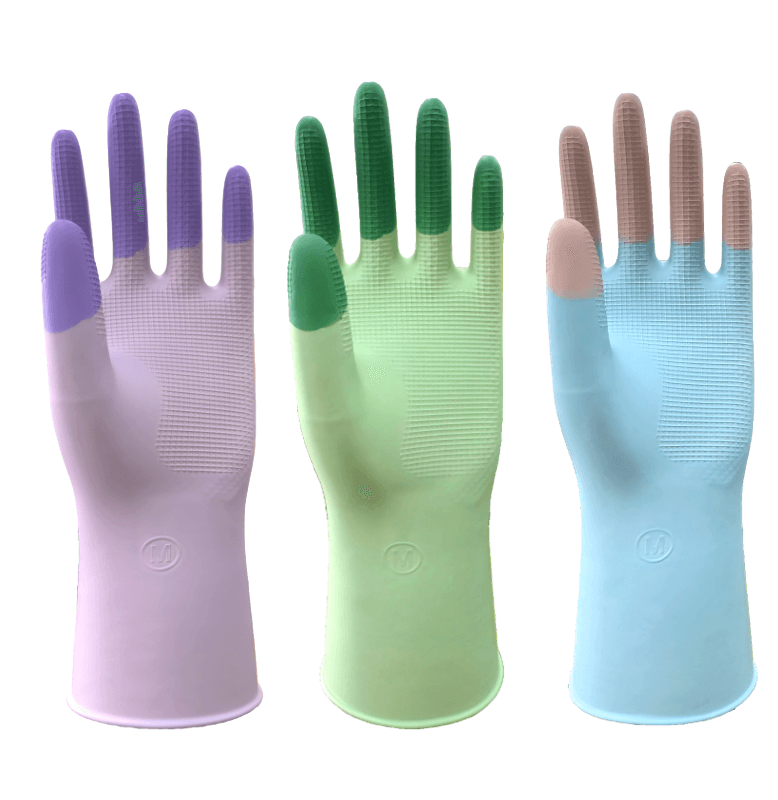 Household Latex Gloves RHS-26-CZ in green